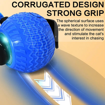 Rechargeable Interactive Cat Toy Ball - Durable Teaser for Indoor Play and Exercise (1 or 2 Count)
