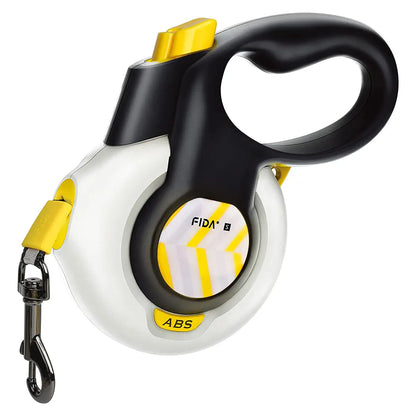 Fida Retractable Dog Leash with Autobrake Technology, 16 Ft Heavy Duty Design for Large and Medium Dogs, Tangle-Free, One-Hand Control, and Soft Grip