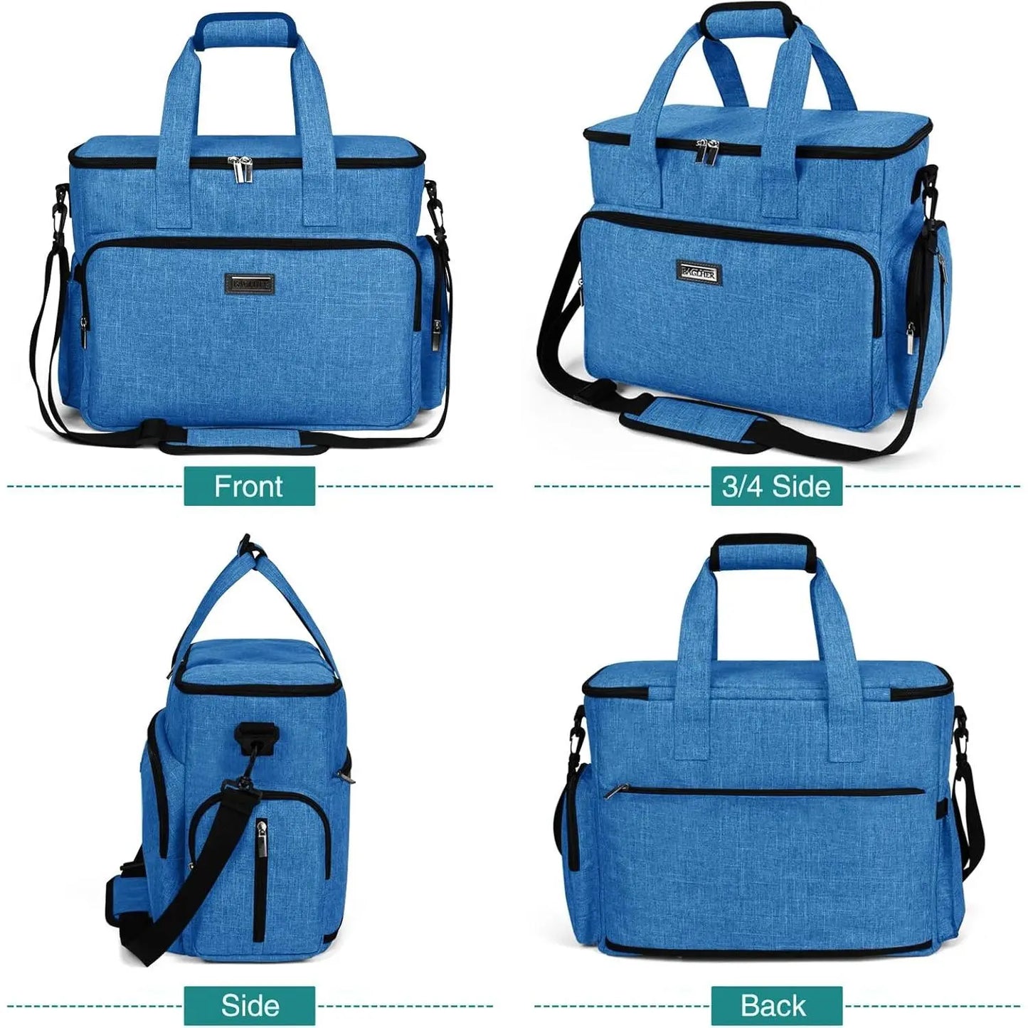 Premium Pet Travel Handbag for Weekend Getaways, Compliant with Aviation Standards, Includes 2 Food Containers and 2 Foldable Silicone Bowls